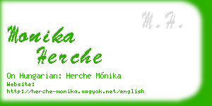 monika herche business card